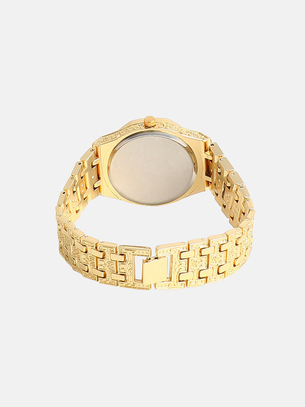 The Textured Round Watch