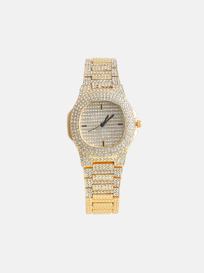 The Embellished Cluster Square Watch