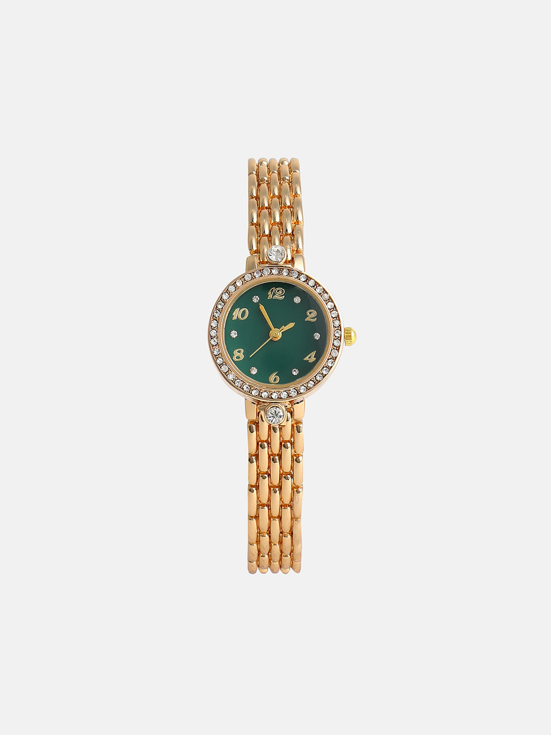The Roman Venin Round Watch - California Gold