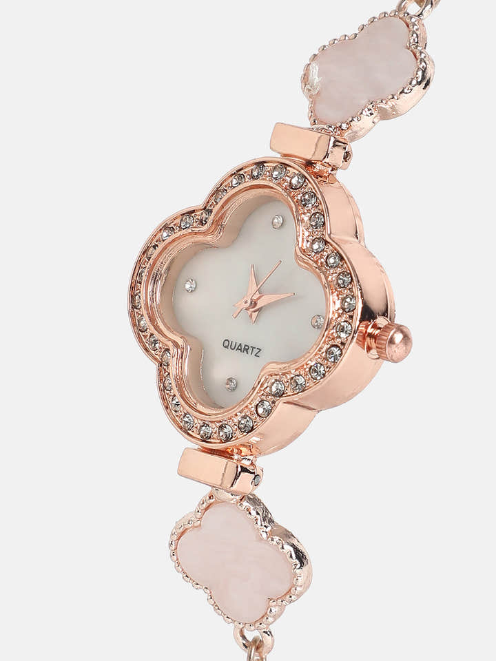 The Clover Chain Watch - Off-White