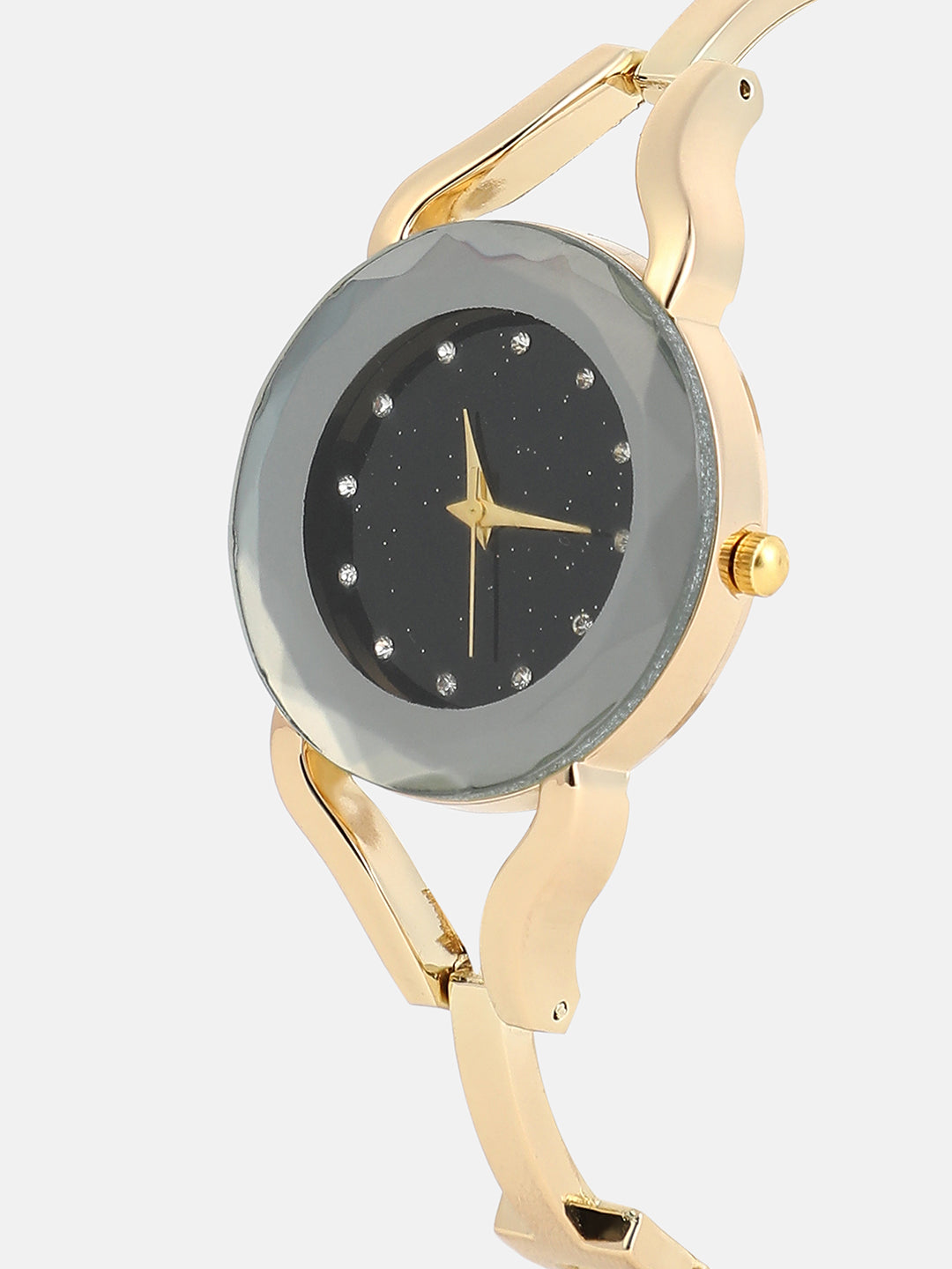 The Celeste Gem Round Watch - California Gold