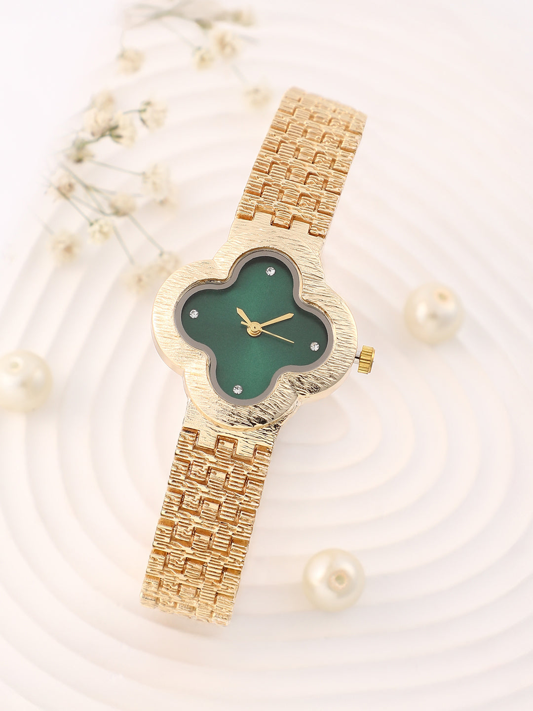 The Dented Clover Clover Watch - California Gold