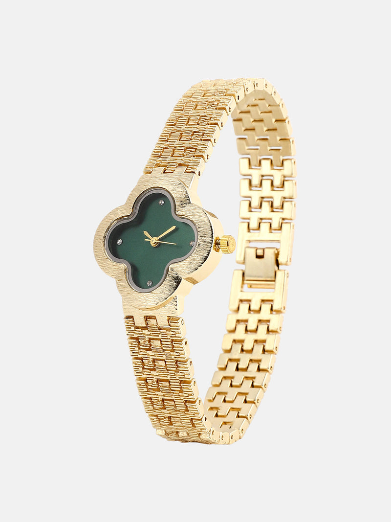 The Dented Clover Clover Watch - California Gold