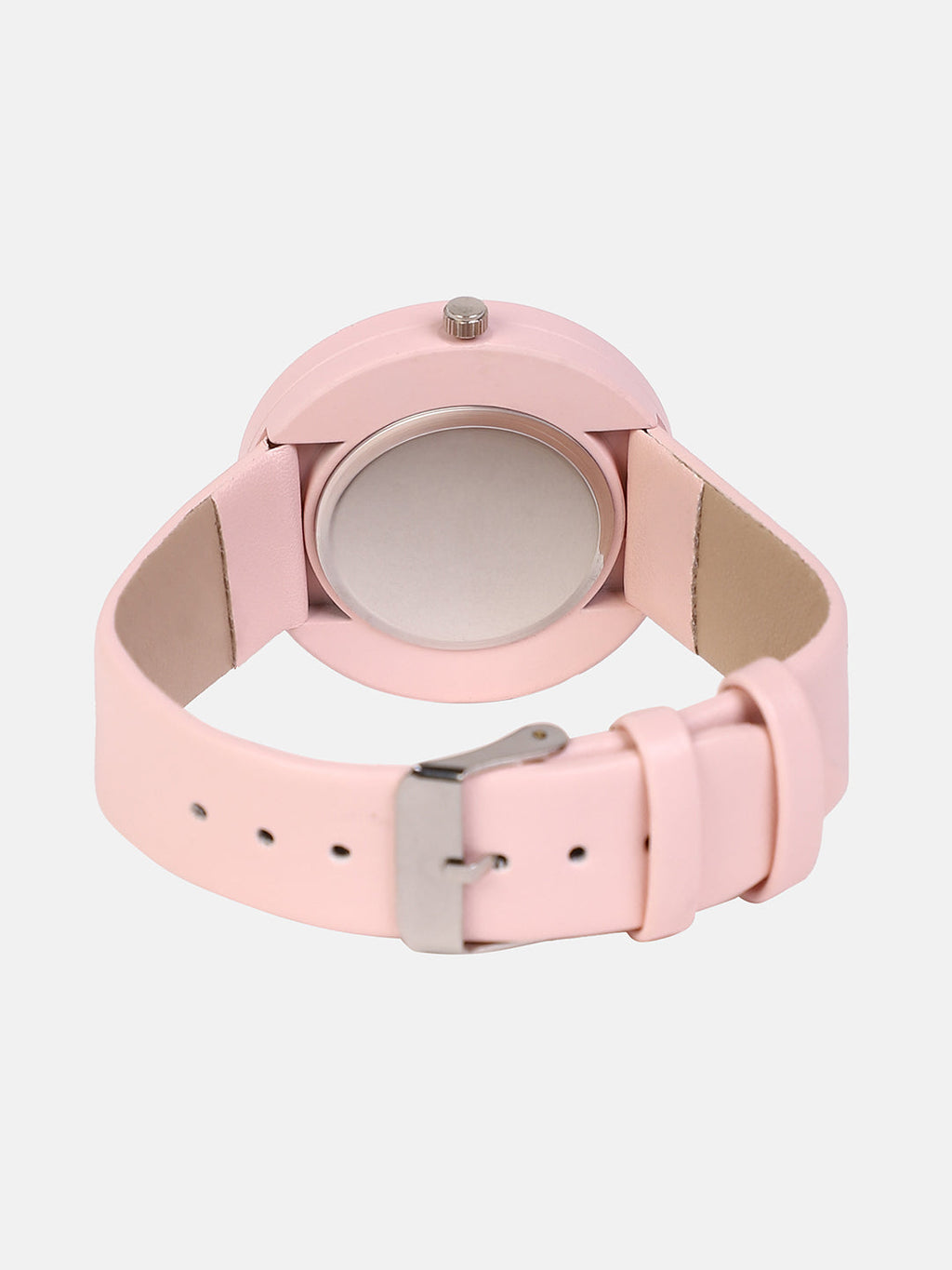 The Off-Duty Round Watch - Blush Pink