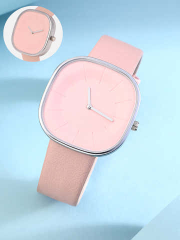 The Off-Duty Cushion Watch - Rouge Pink