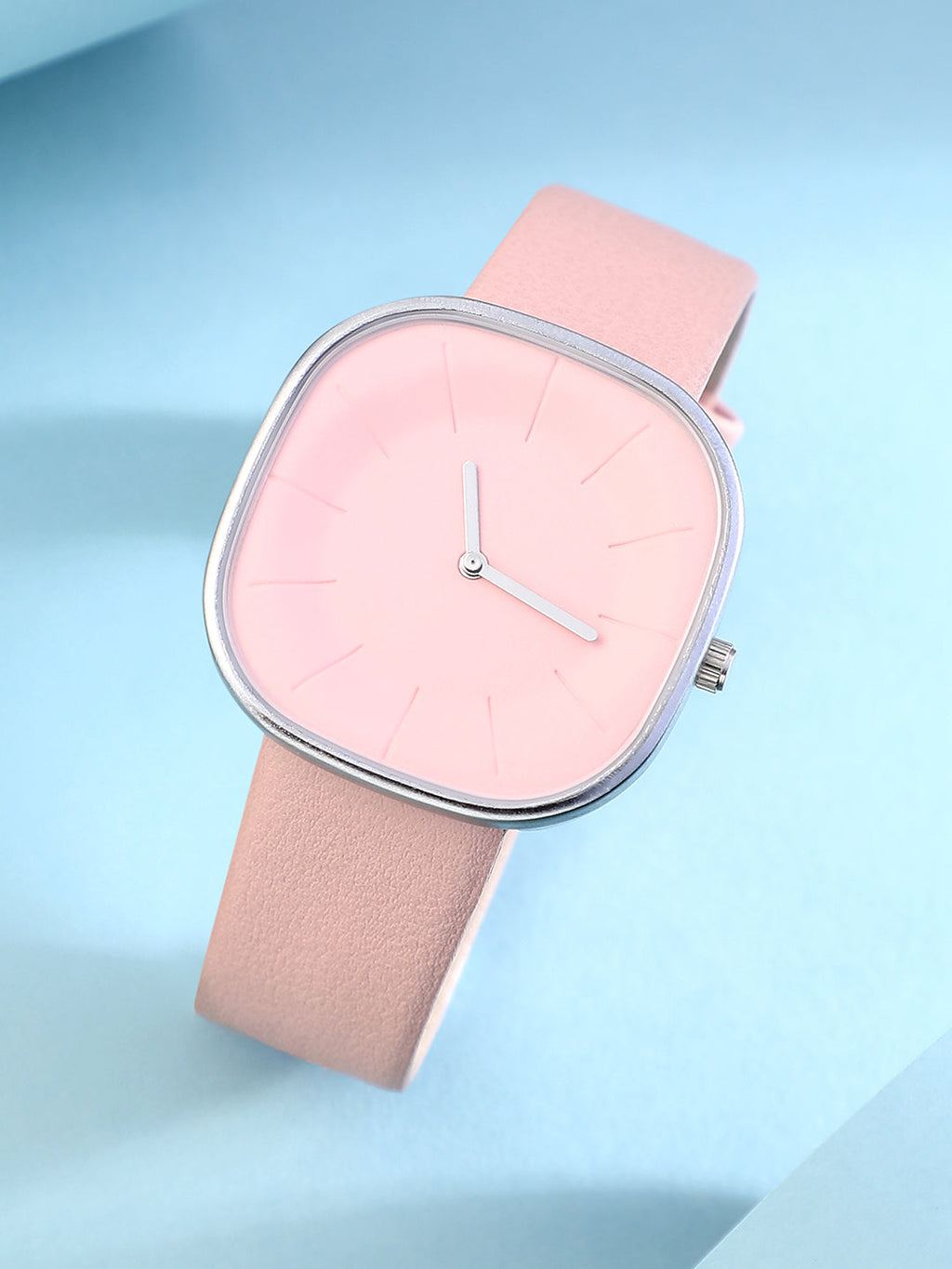 The Off-Duty Cushion Watch - Rouge Pink