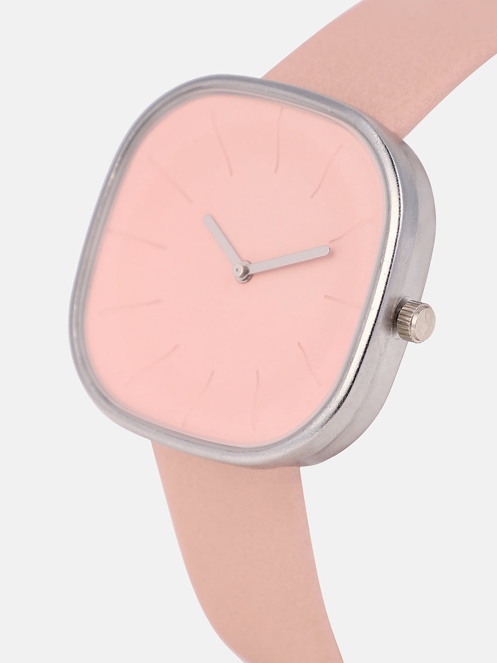 The Off-Duty Cushion Watch - Rouge Pink