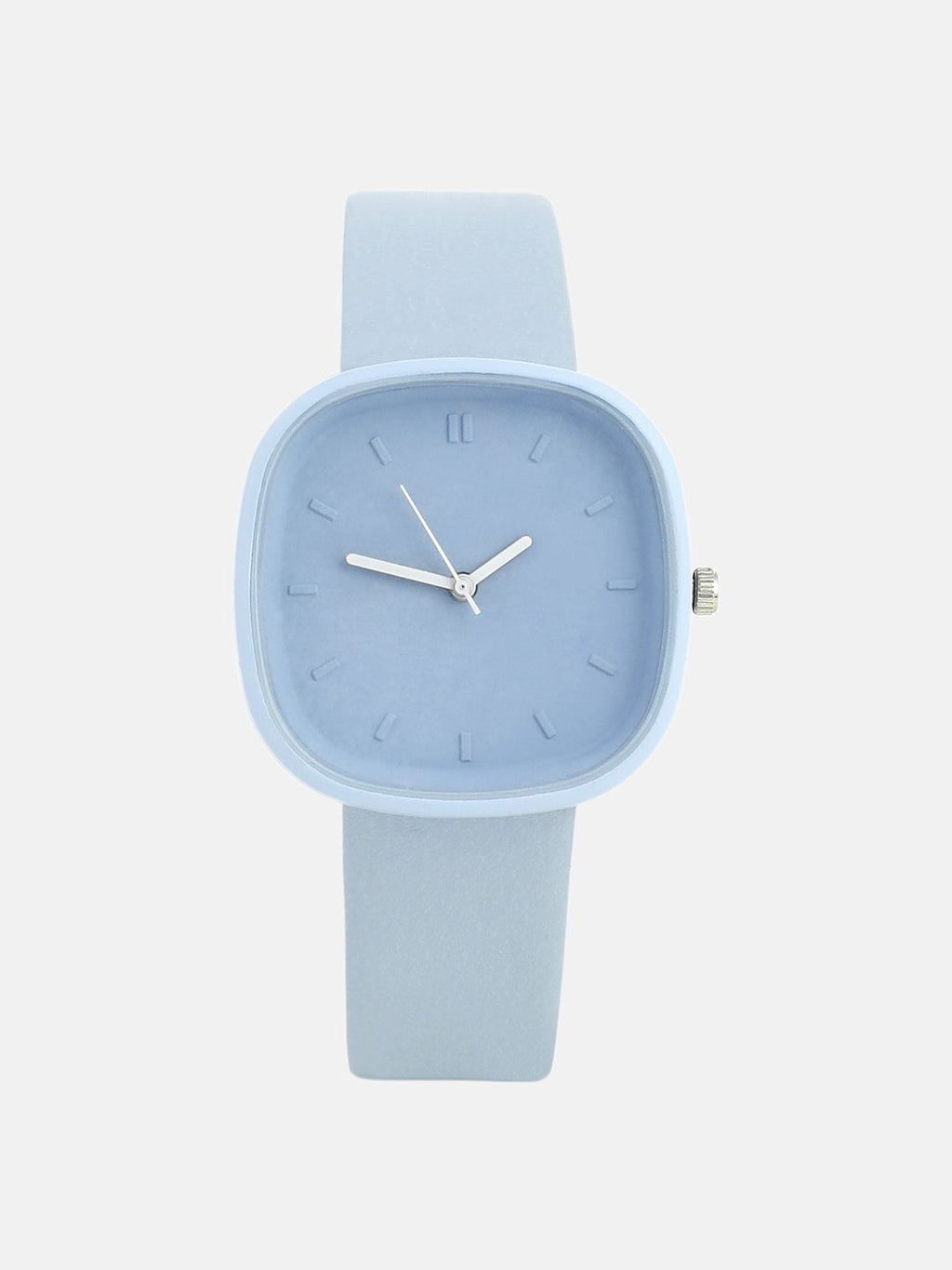 The Off-Duty Cushion Watch - Powder Blue