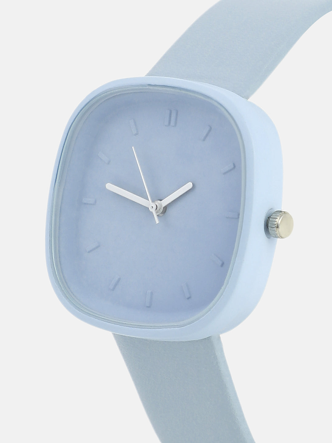 The Off-Duty Cushion Watch - Powder Blue