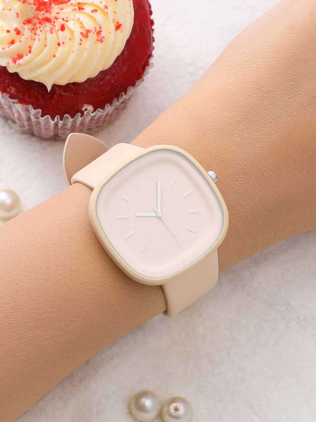 The Off-Duty Cushion Watch - Butter Yellow