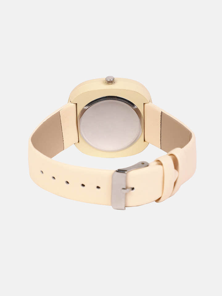 The Off-Duty Cushion Watch - Butter Yellow