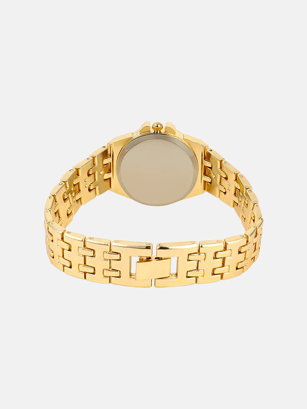 The Geneva H-Link Round Watch - Ivory White