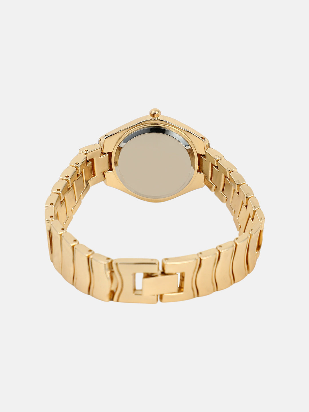 The Arch Chain Round Watch - Emerald Green