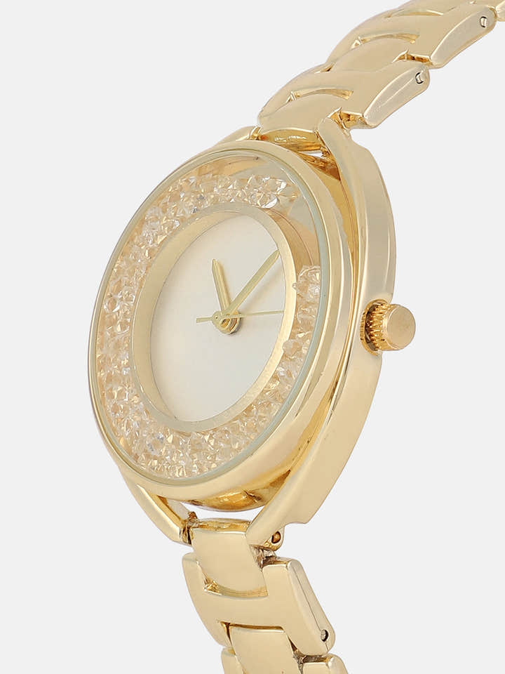 The Crystalized Halo Round Watch