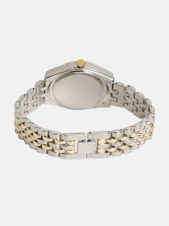 The Ribbed H-Link Round Watch