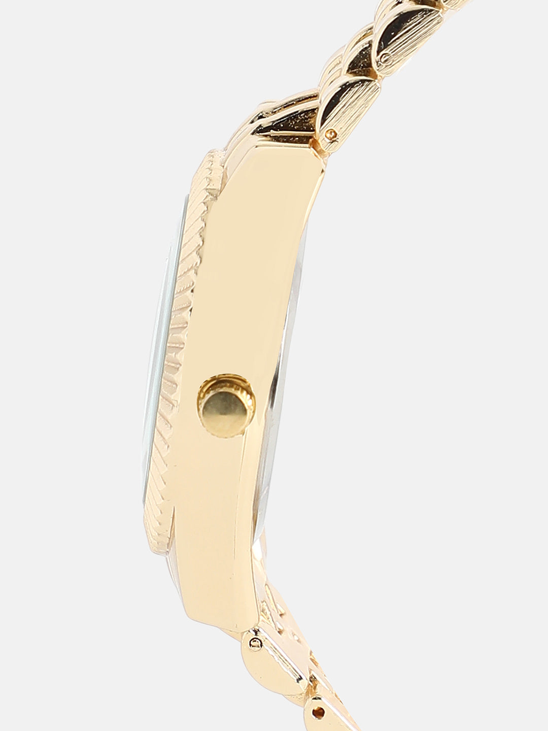 The Ribbed H-Link Round Watch