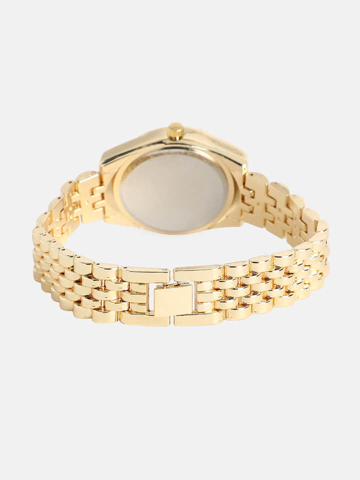 The Ribbed H-Link Round Watch