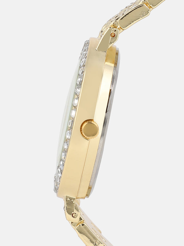 The Bijou Ophidian Round Watch - California Gold