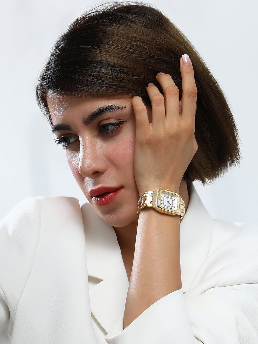 The Torque Roman Square Watch