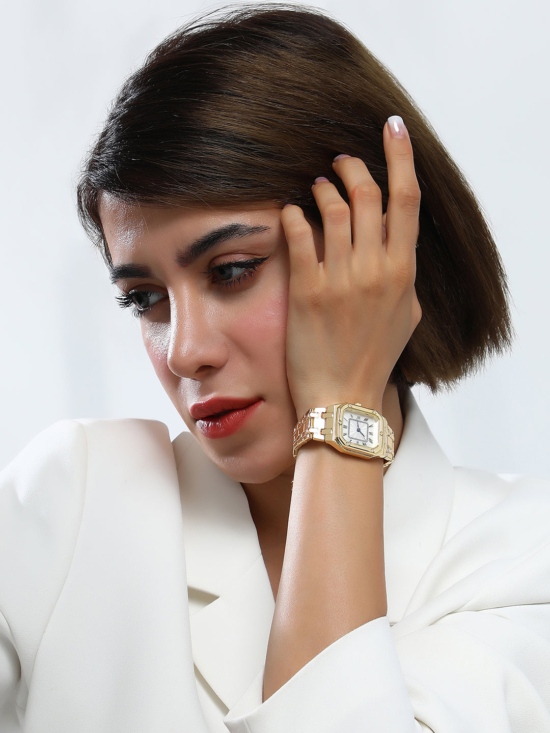 The Torque Roman Square Watch