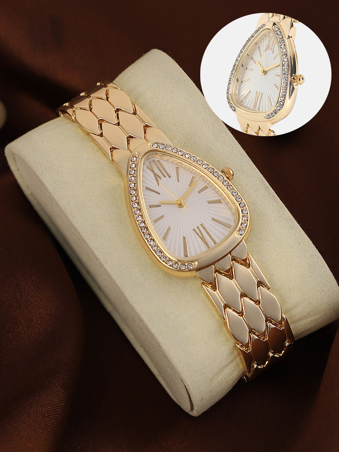 The Roman Ophidian Oval Watch - California Gold