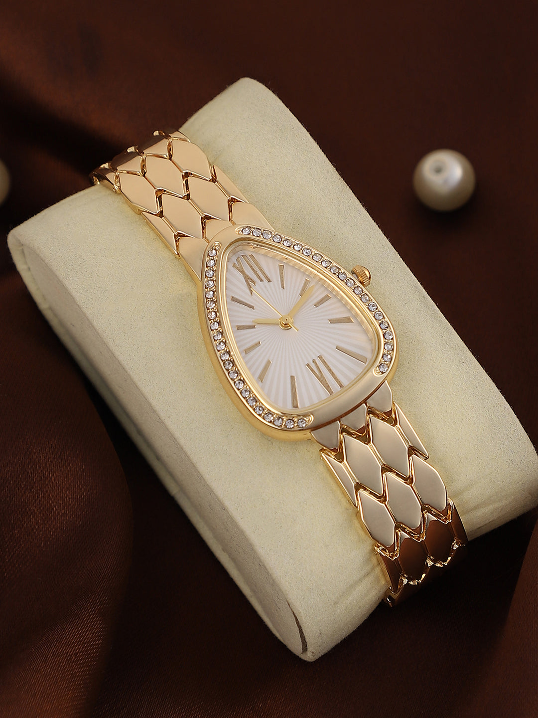 The Roman Ophidian Oval Watch - California Gold