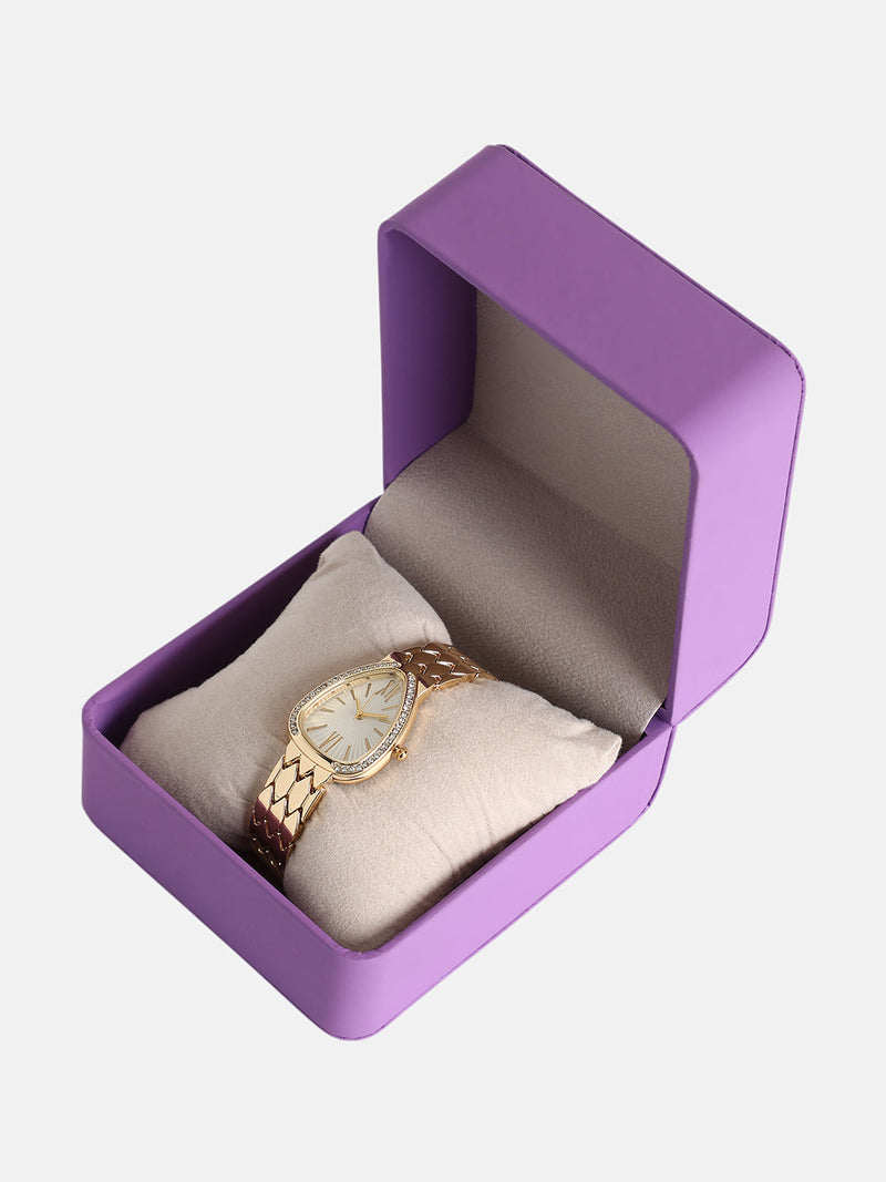 The Roman Ophidian Oval Watch - California Gold