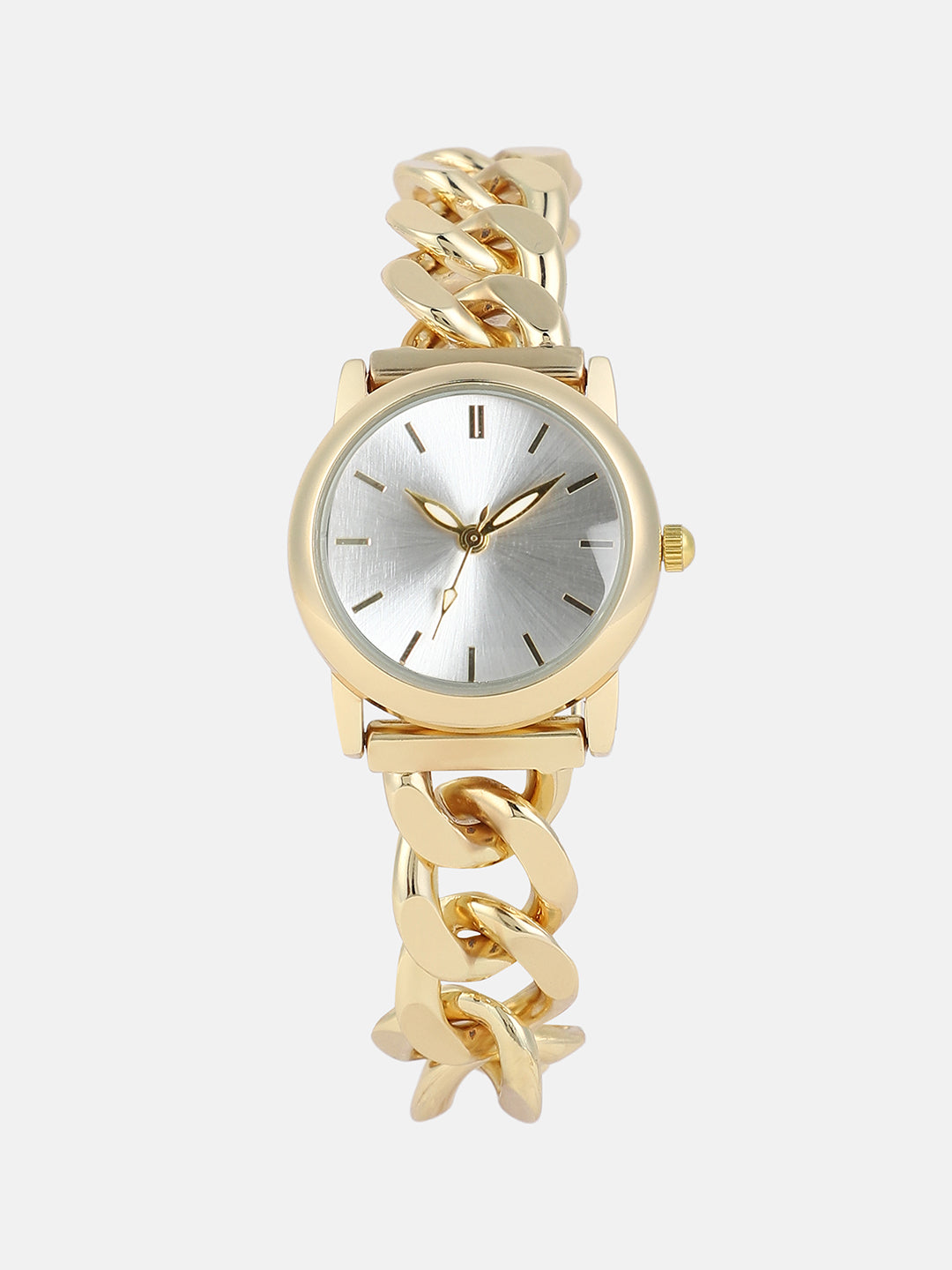The  Sova Chainlink Round Watch