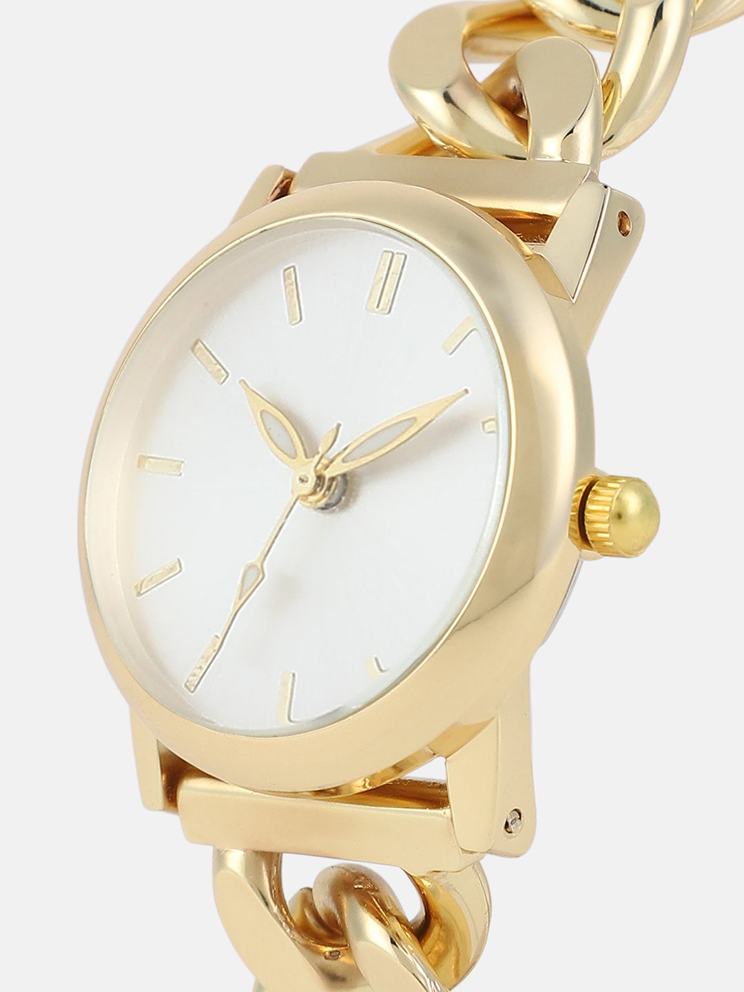 The  Sova Chainlink Round Watch