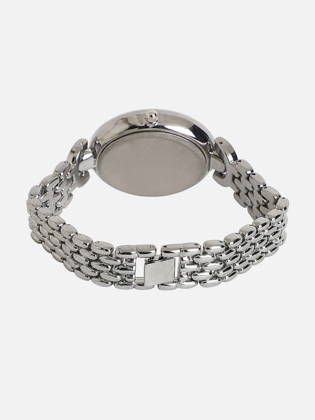 The Balmoral Oval Watch - Metallic Silver