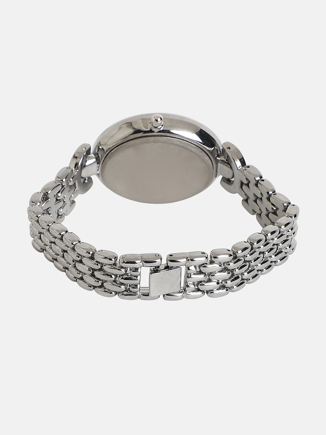 The Balmoral Oval Watch - Metallic Silver