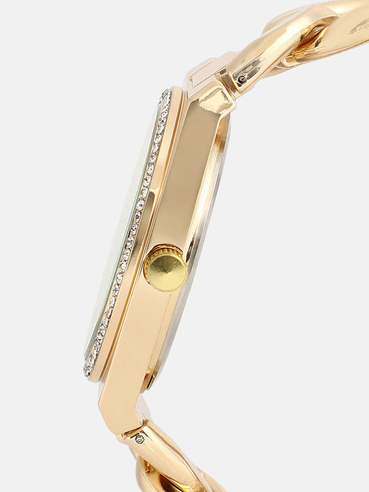 The Three-Dial Chunkylink Cushion Watch
