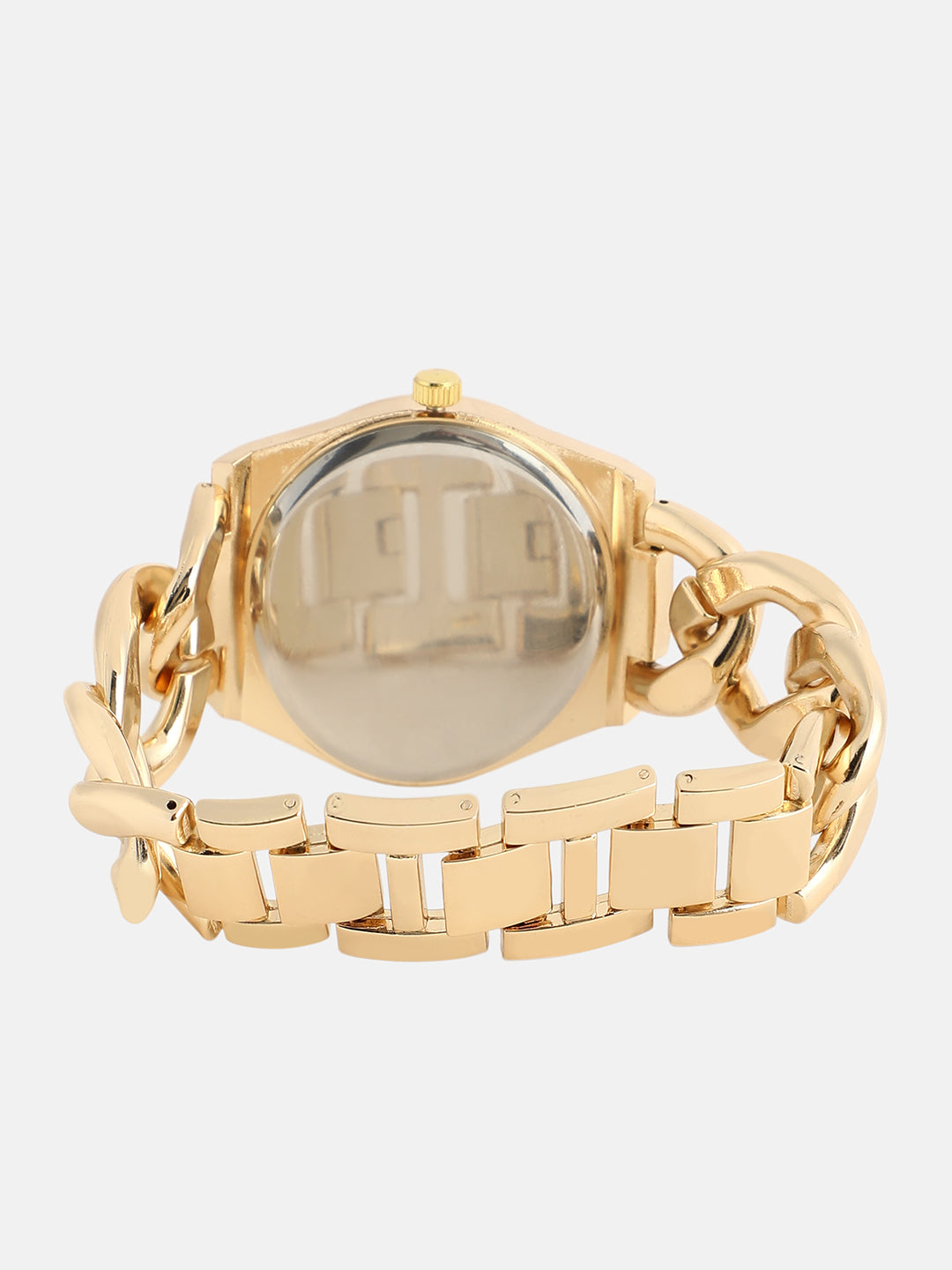 The Three-Dial Chunkylink Cushion Watch