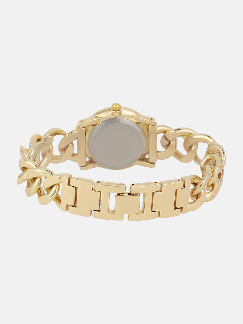 The  Sova Chainlink Round Watch