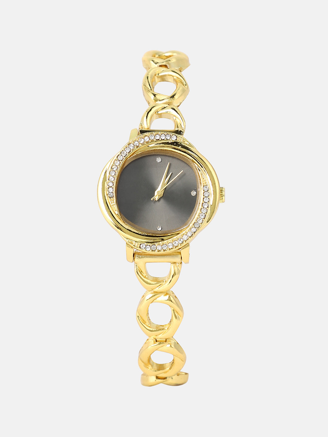 The Luraith-Gem Round Watch - California Gold