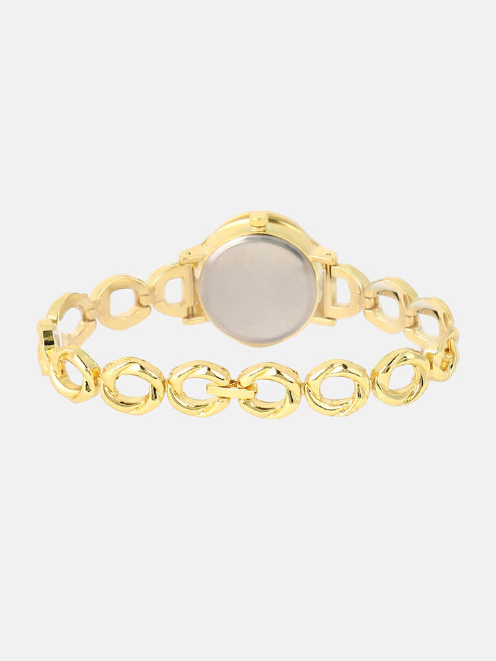 The Luraith-Gem Round Watch - California Gold