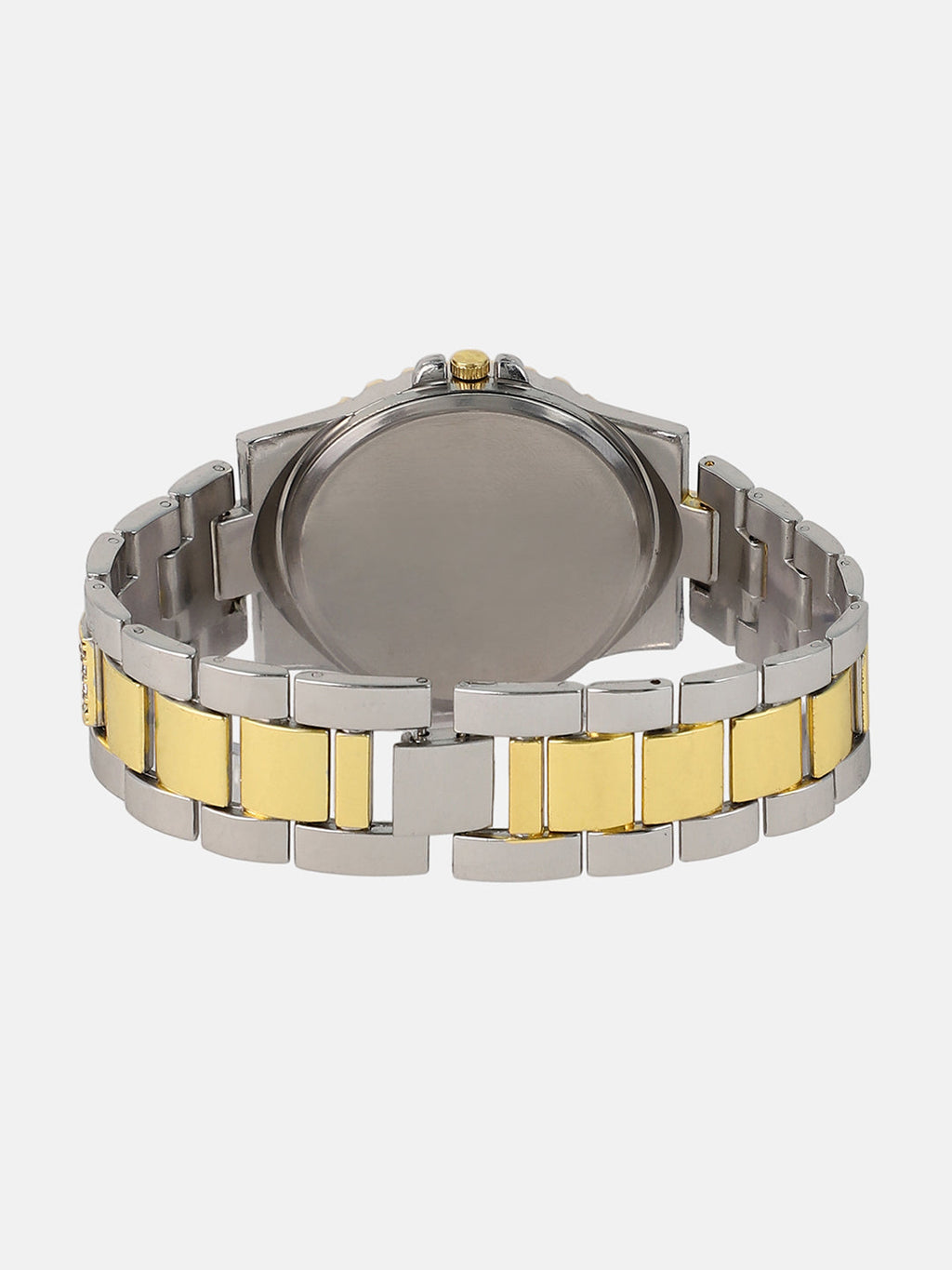 The Roman Zilienne Round Watch - Metallic Silver & California Gold