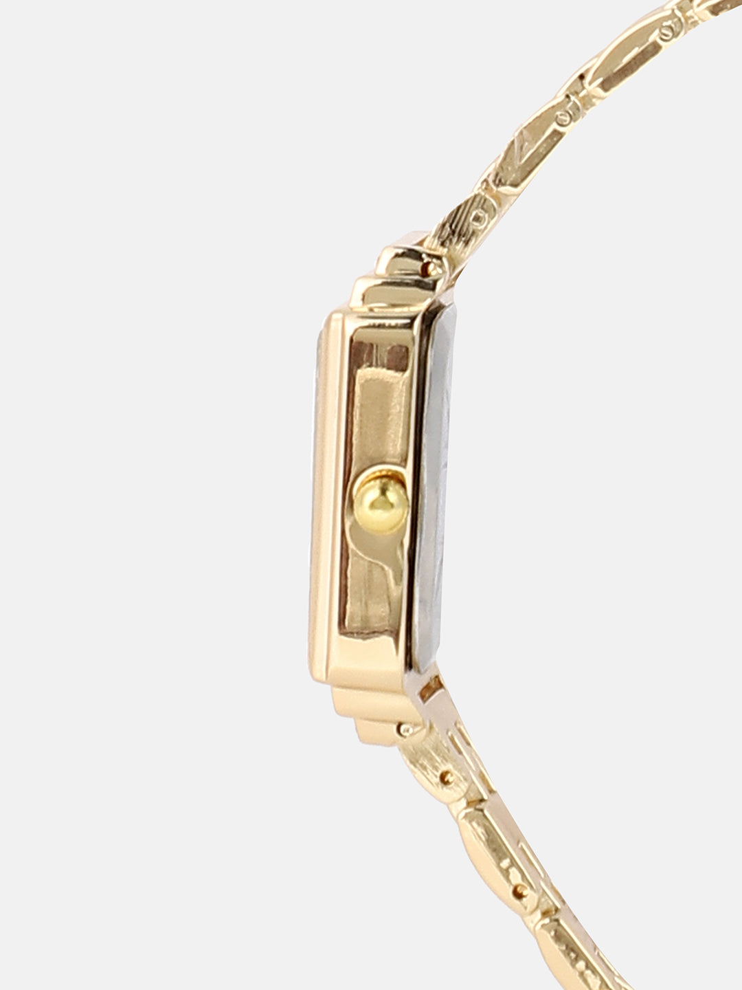 The Victoria Roman Rectangular Watch - California Gold