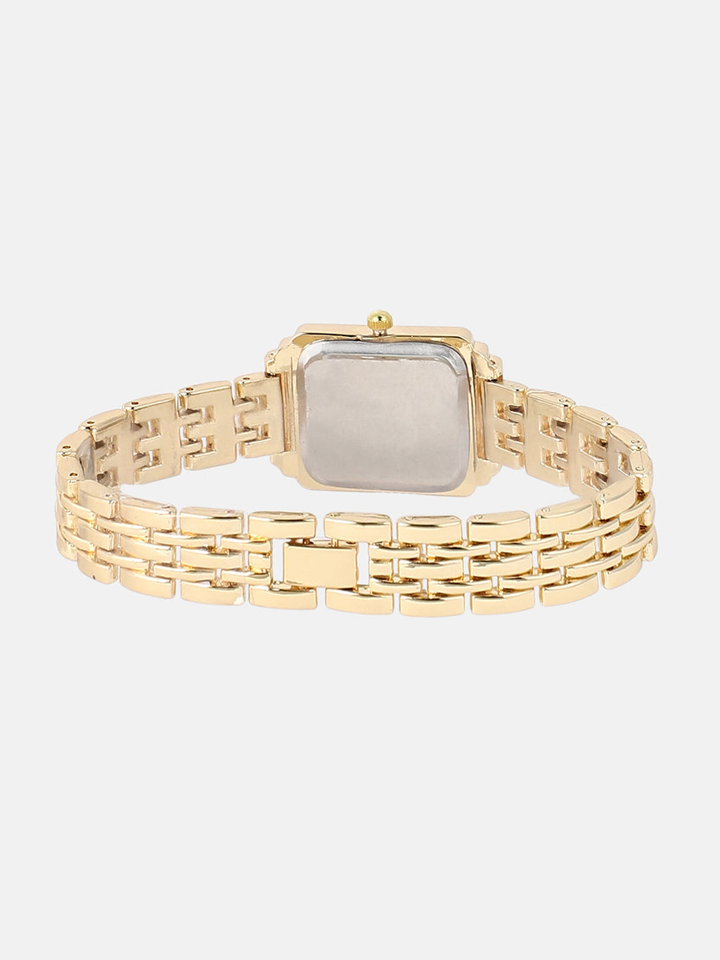 The Victoria Roman Rectangular Watch - California Gold