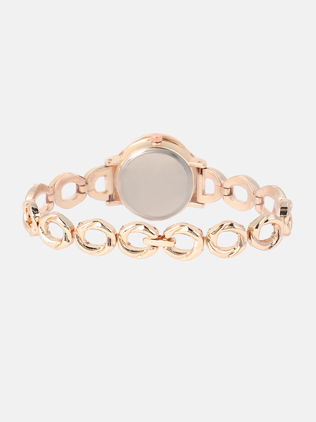 The Luraith-Gem Round Watch - Champayne Gold