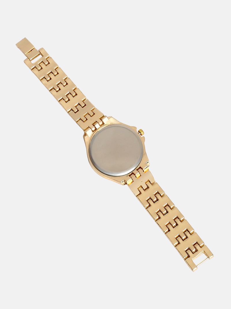 The Prism Crystal Dial Watch-Ivory Gold