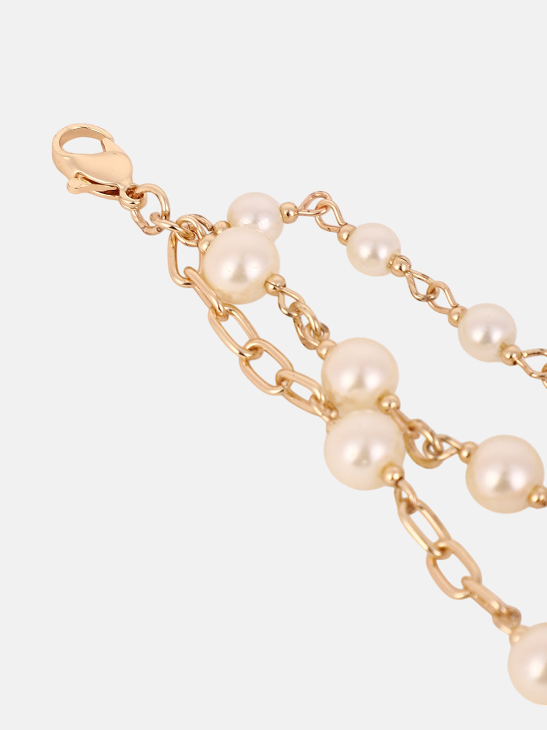 The Snowball Round Watch - Pearl White