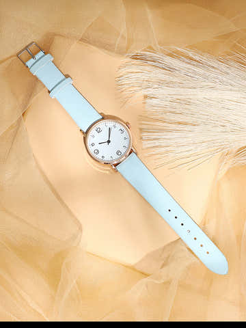 The Day-Venture Round Watch - Salt White