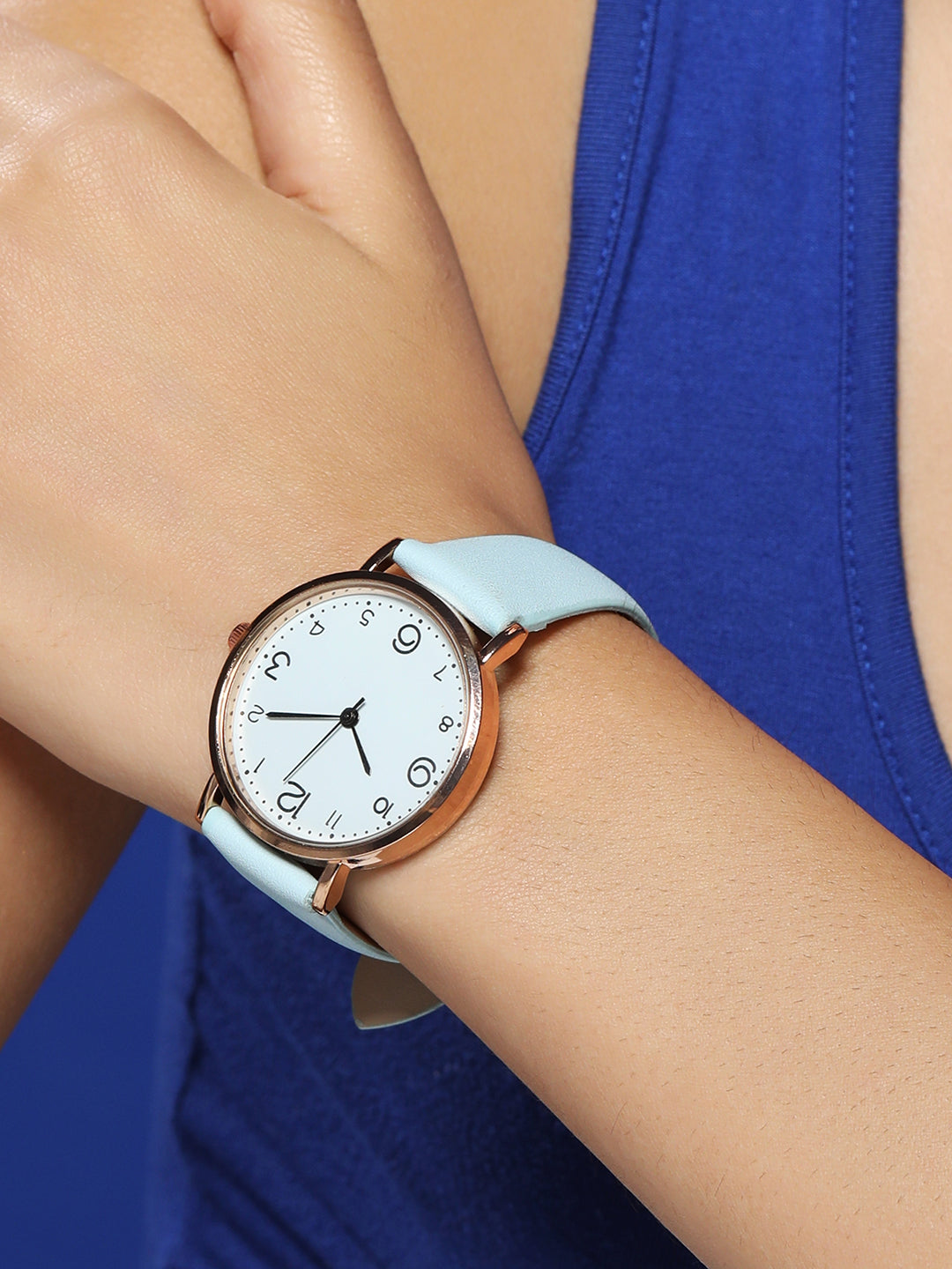 The Day-Venture Round Watch - Salt White