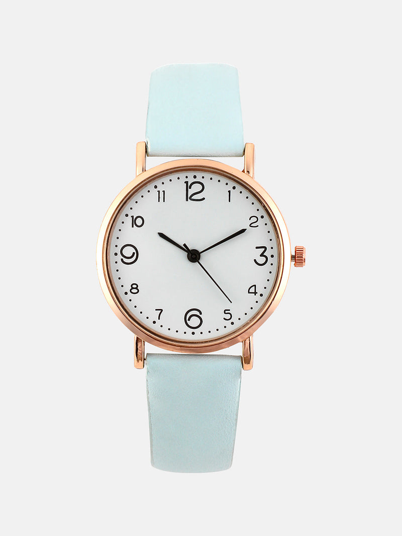 The Day-Venture Round Watch - Salt White