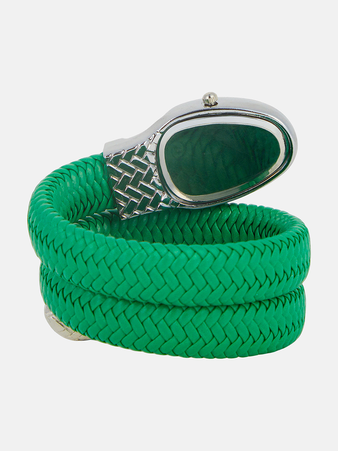 The Aurora Wrap Oval Watch -  Emerald Green