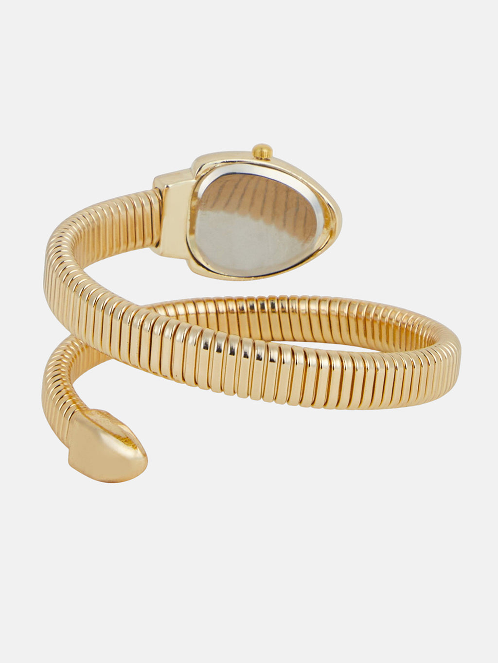 The Aurelia Gem Wrap Oval Watch -  Champagne Gold