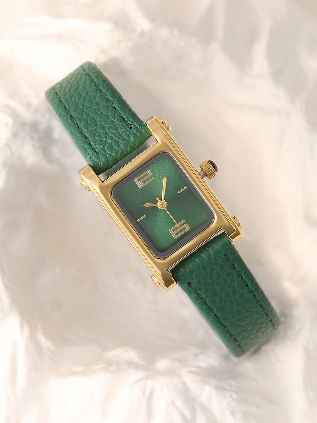 The Emerald Minimal Watch - Forest Green