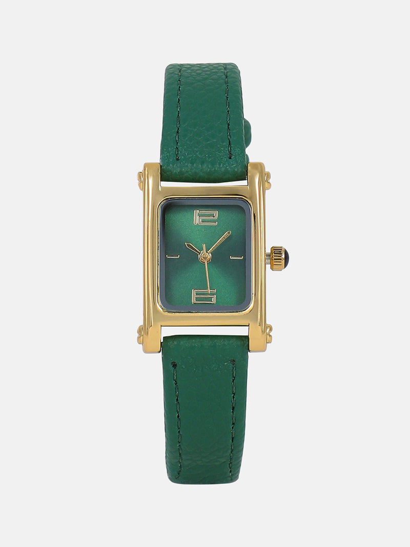 The Emerald Minimal Watch - Forest Green