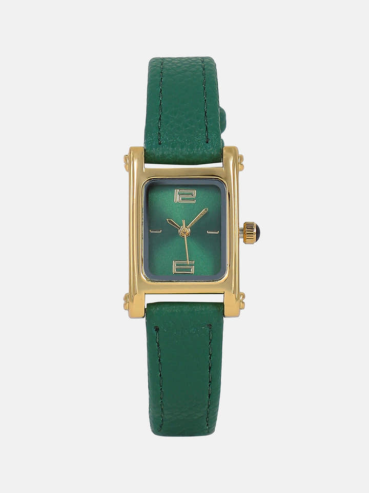 The Emerald Minimal Watch - Forest Green